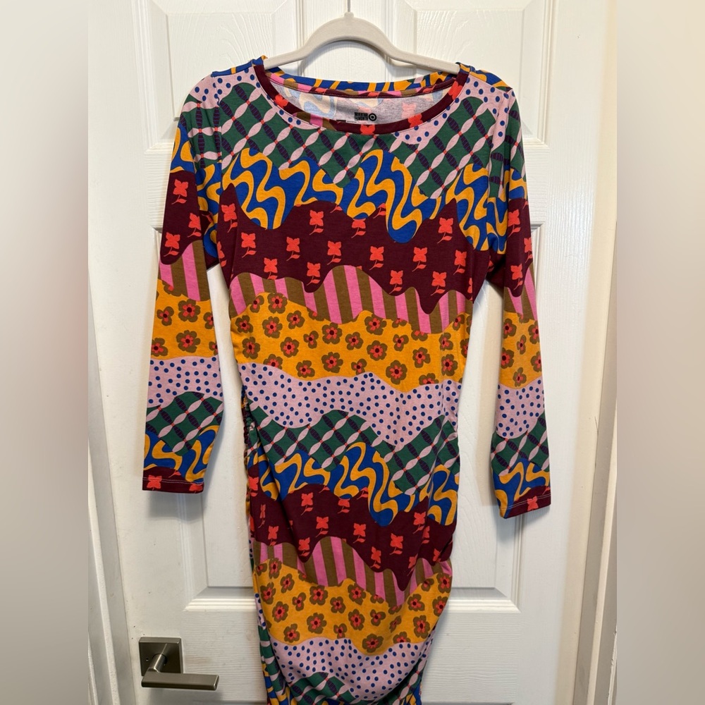 Colorful Patterned Dress.